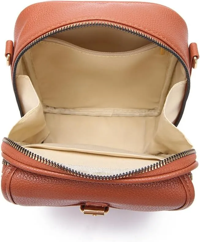 Tojoyride Crossbody Bag, Small Leather Crossbody Bags with Card Slots, Crossbody Purses for Women