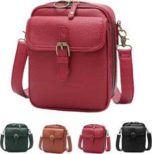 Tojoyride Crossbody Bag, Vintage Anti Theft Purse With 10 Card Slots, Small Crossbody Bags for Women