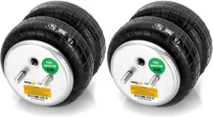 TORQUE 2 pcs of Air Spring Bags with Internal Jounce Bumper, Up to 7,500 lbs of Load Capacity