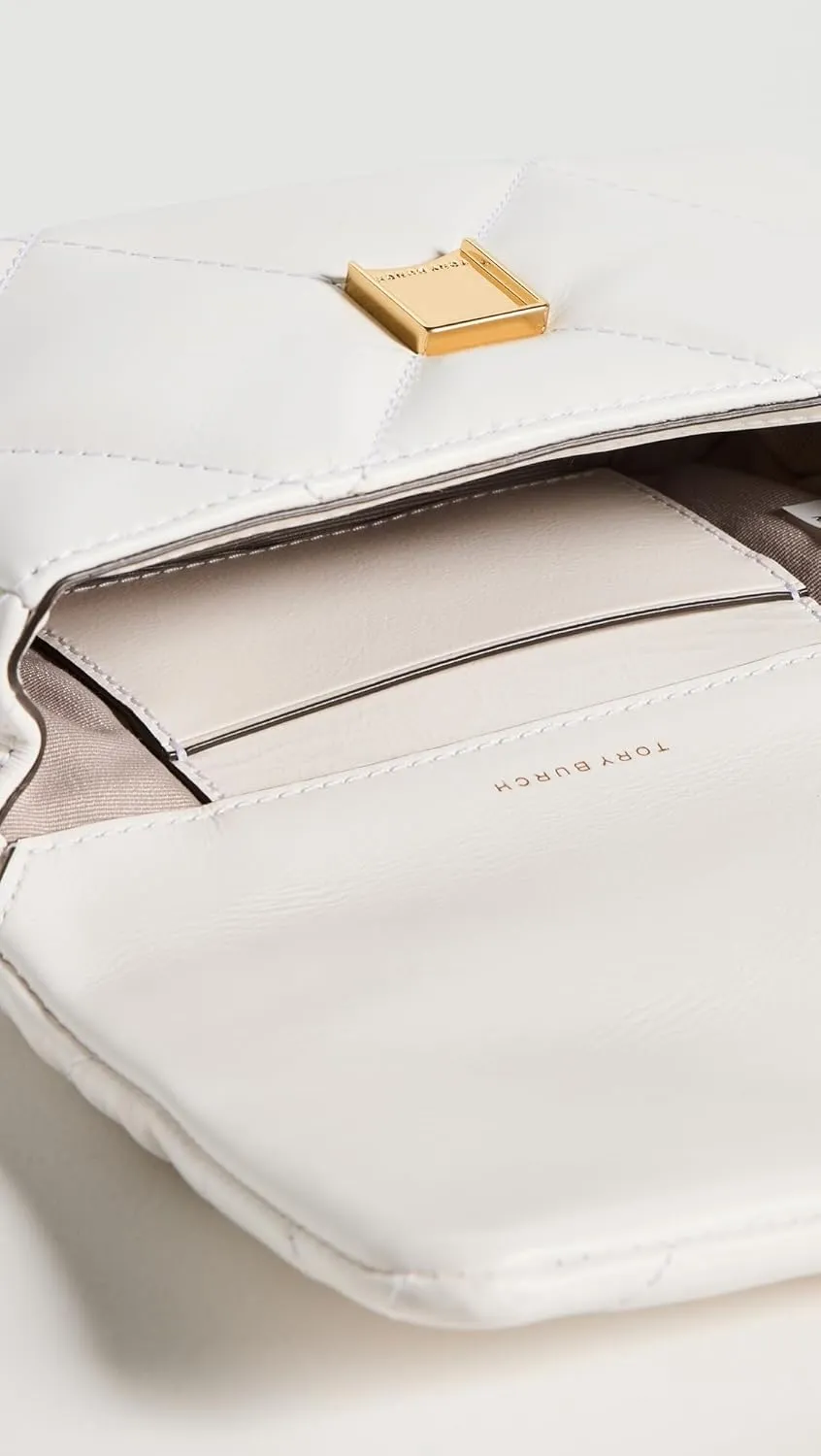 Tory Burch Women's Mini Kira Diamond Flap Bag