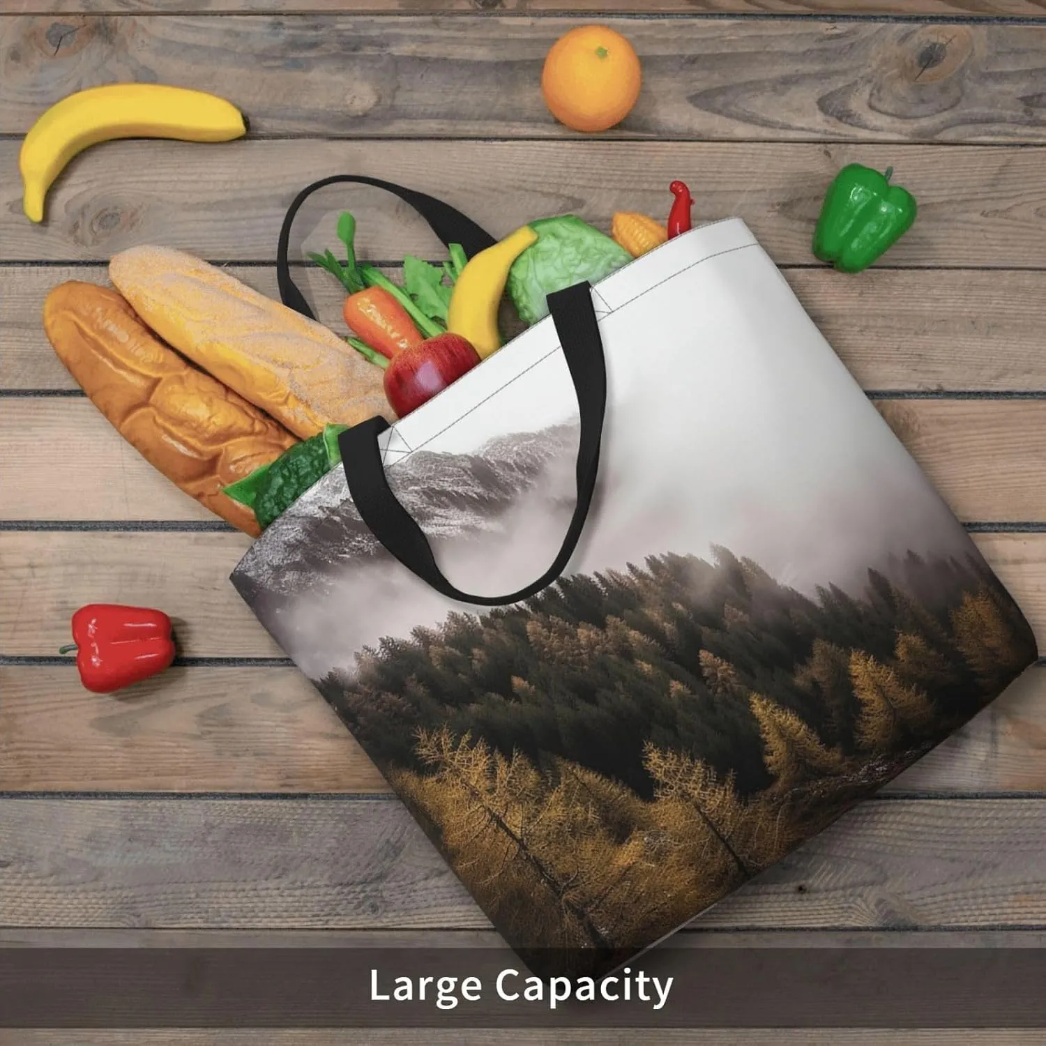 Tote Bag for Women Dolphin at dusk Shoulder Bag with Zipper Handbag Large Capacity Reusable Grocery Bag