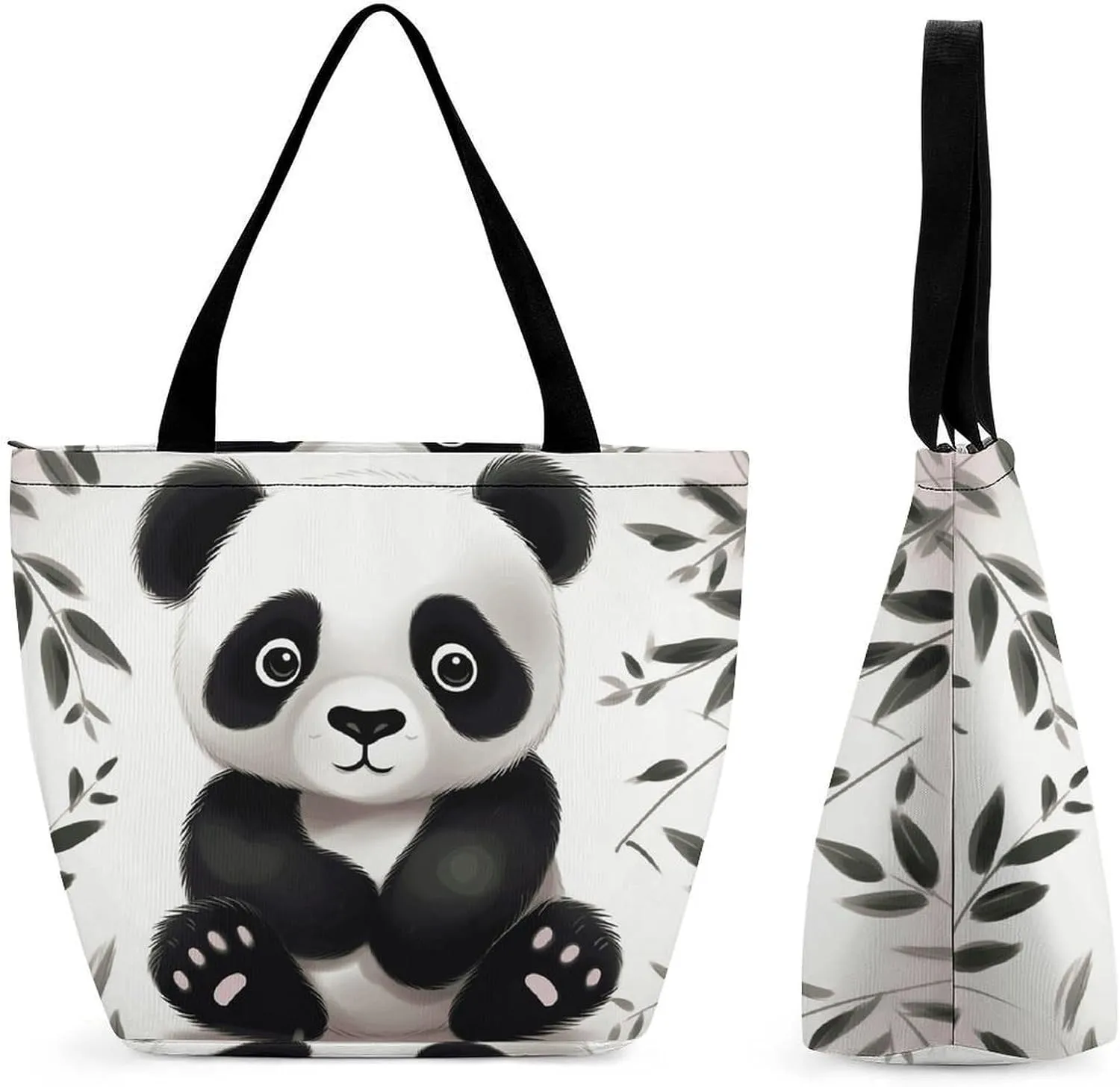 Tote Bag Reusable Grocery Bag Foldable Shopping Bag Extra Large Shoulder Bag Rooster Tote Bag for Travel Work