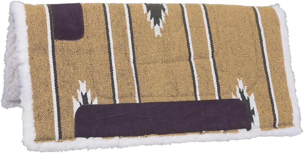 Tough 1 Square Saddle Pad/Fleece Bottom