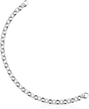 TOUS Hold Sterling Silver Chain Bracelet