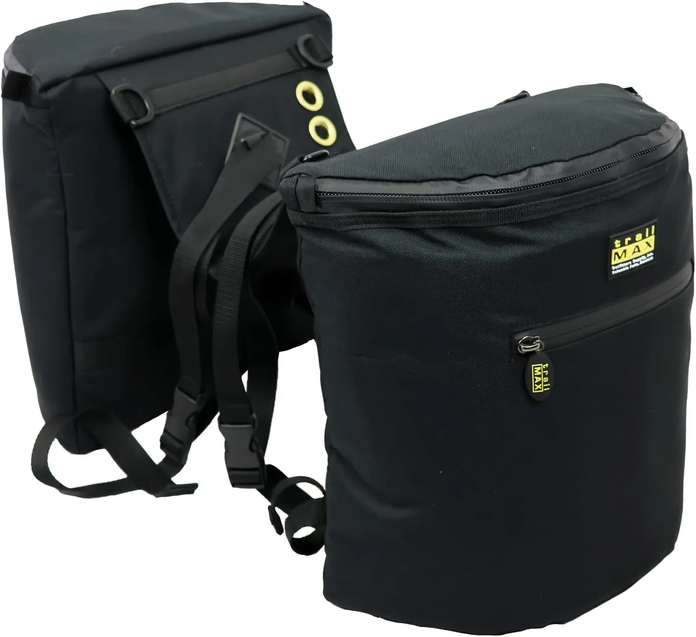 TrailMax Insulated Cooler Saddle Bags; Cooler Saddle Bags w/Closed-Cell Foam & Vinyl Liner for Western & Endurance Saddles; Insulated Saddlebags w/Cell Phone or Camera Pocket