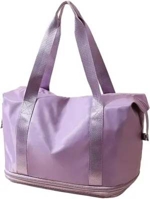 Travel Bags Ladies Shoulder Bags Casual Handbags Double Zipper Expansion Bags Large Women's Bags