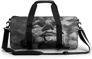Travel Duffle Bag Broken Statue Head Weekender Bags for Women Large Capacity Travel Overnight Bags Foldable Carry On Tote Bags Lightweight Sport Gym Bag For Travel/Gift
