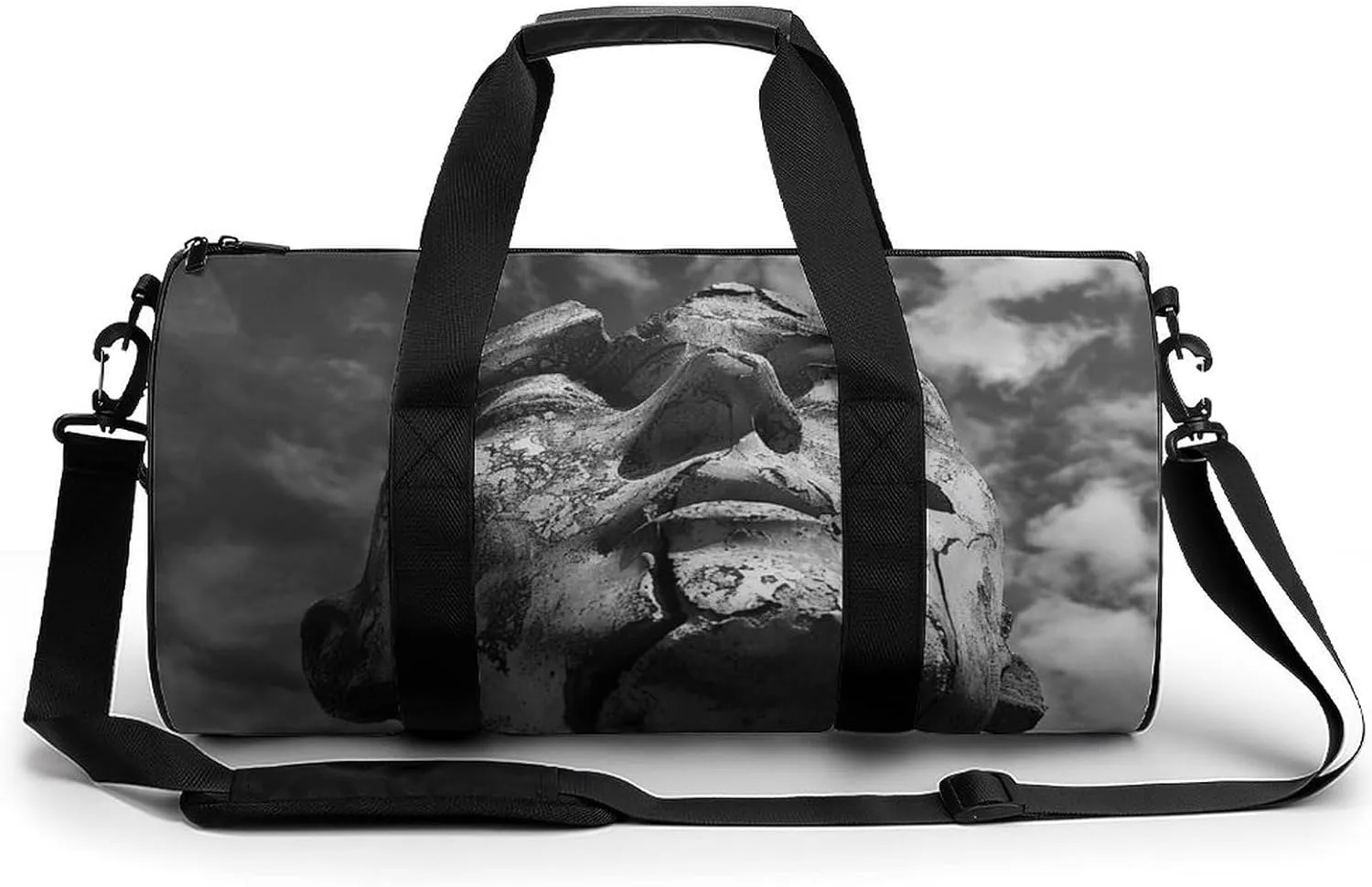 Travel Duffle Bag Broken Statue Head Weekender Bags for Women Large Capacity Travel Overnight Bags Foldable Carry On Tote Bags Lightweight Sport Gym Bag For Travel/Gift