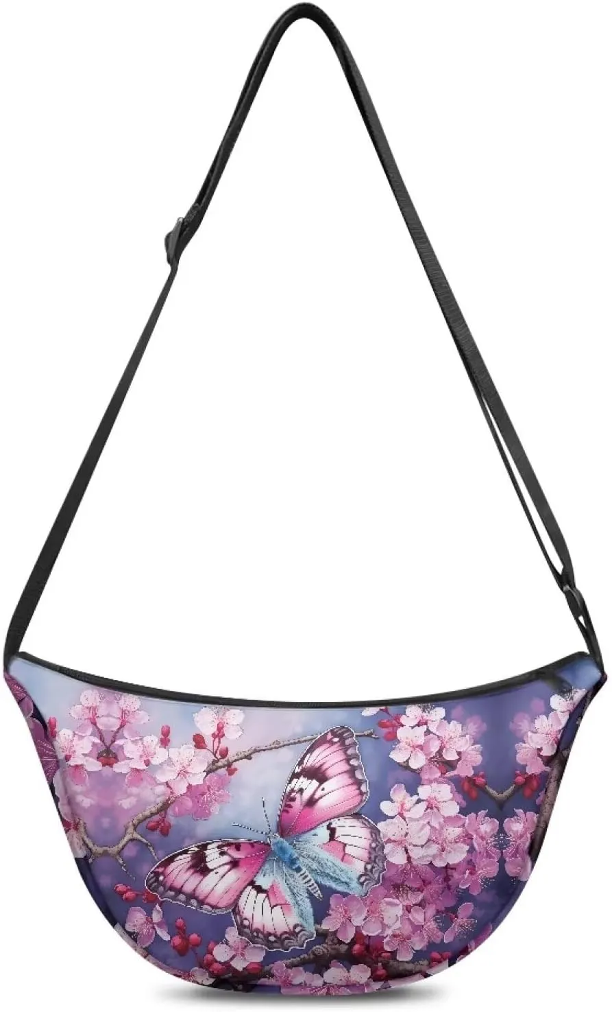 Trendy Crescent Crossbody Bag for Women Men Classic Sling Dumpling Bag Small Casual Handbag Travel Work Fanny Pack