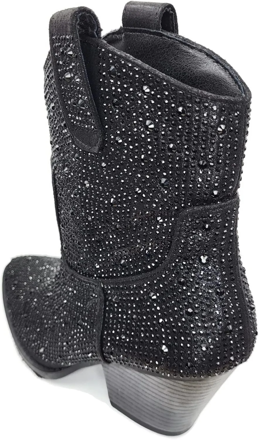 TruFox Women's Rhinestone Western Cowboy Booties