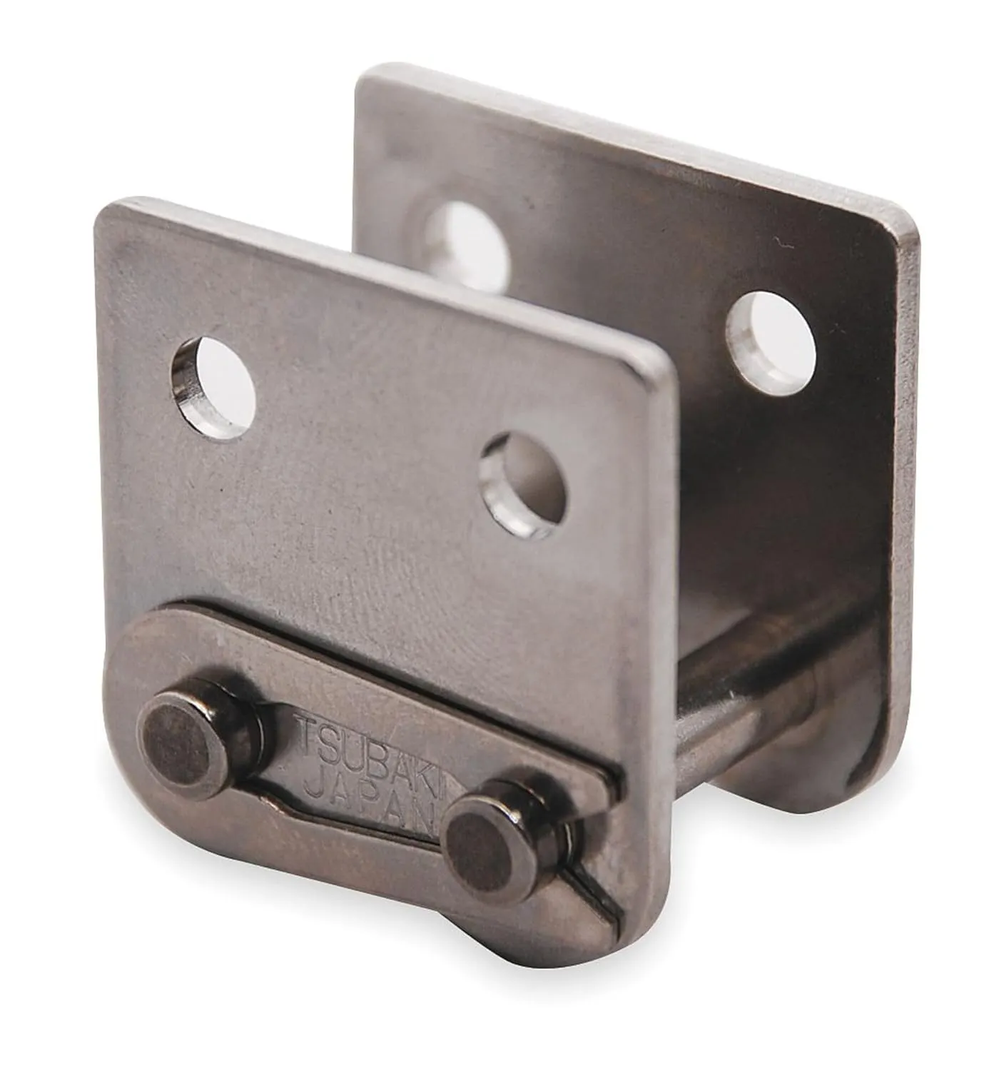 Tsubaki - 40ASSK2CL - TSUBAKI Attachment Link: for Stainless Steel Roller Chains, SK-2, 40, Single Strand, Plain, 5 PK