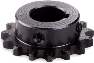 Tsubaki Single Strand Sprocket, 2.650in OD, #40 - 40B15F-1B