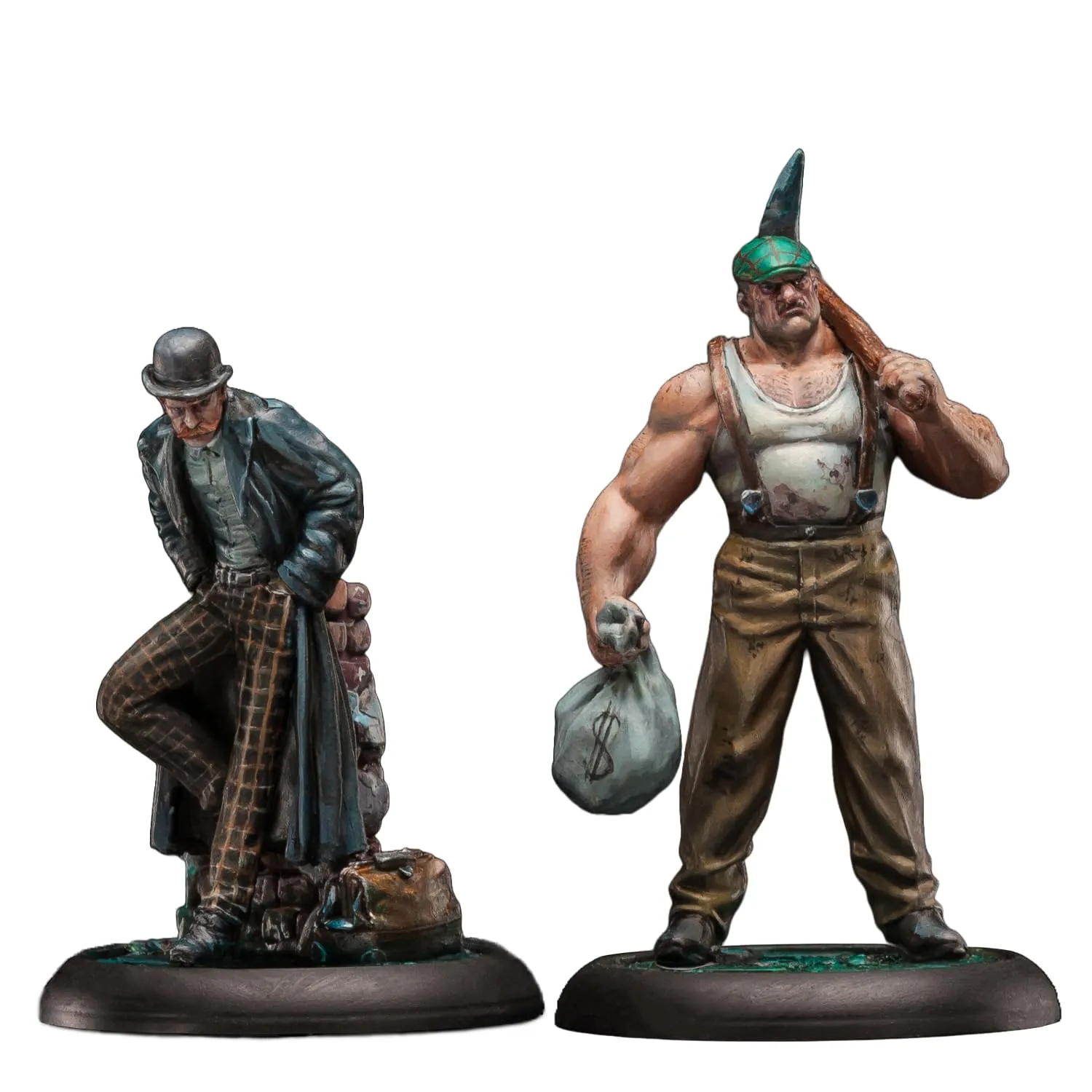 Two-Face Gangsters Knight Models Painted Miniature Wargaming Figure Pre-Sale | Art Painting Level