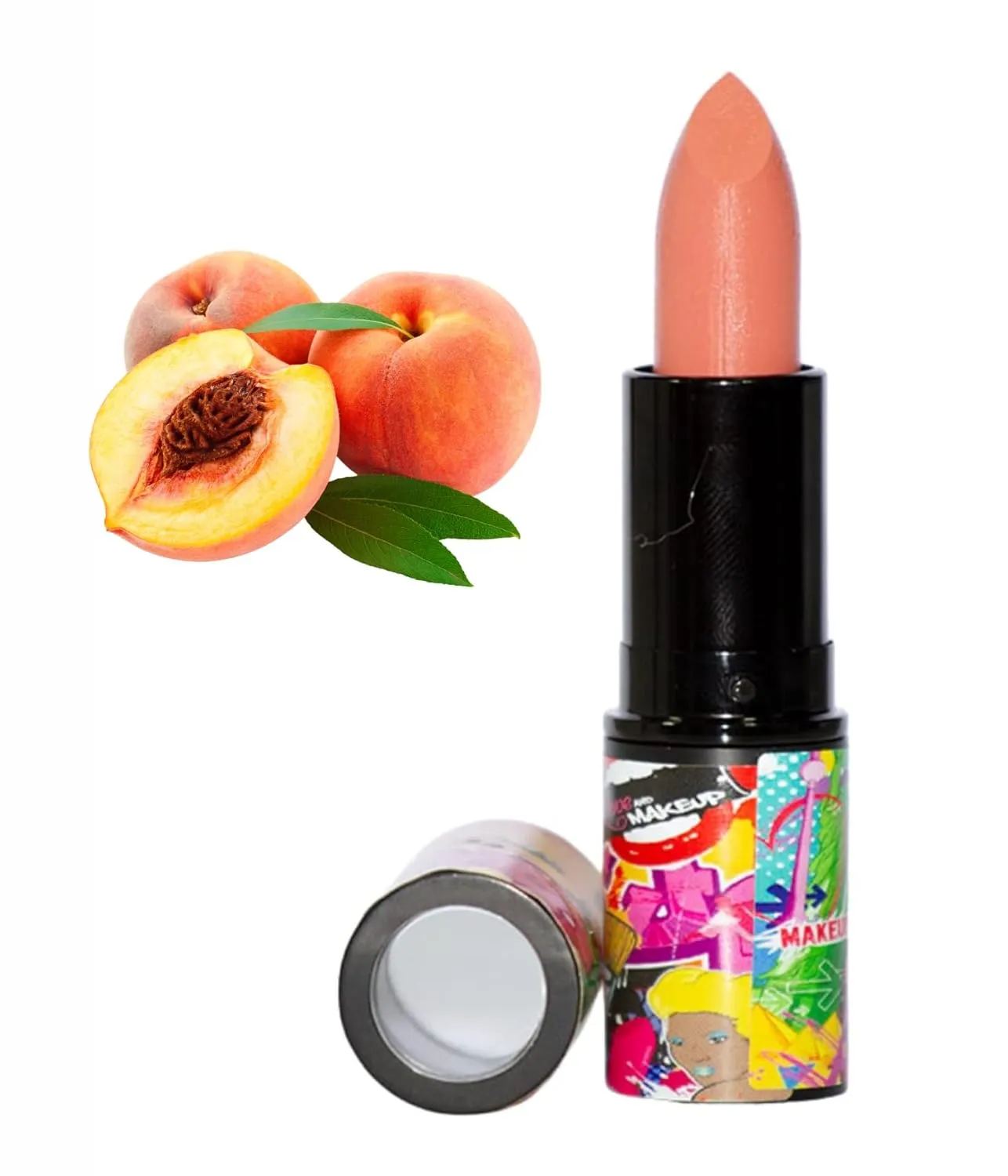 Ultra Smooth Satin Soft Peachy Pink Lipstick, Gifts for Mom & Her | Longwear, Smudge Proof, Hydrating and Moisturizing Formula, Paraben & Cruelty-Free, 0.14 Oz (Powder Muave)