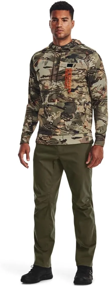 Under Armour Mens Expanse Camo Hoodie | Lightweight Breathable Fleece | Kangaroo Pocket for Hunting or Casual Wear