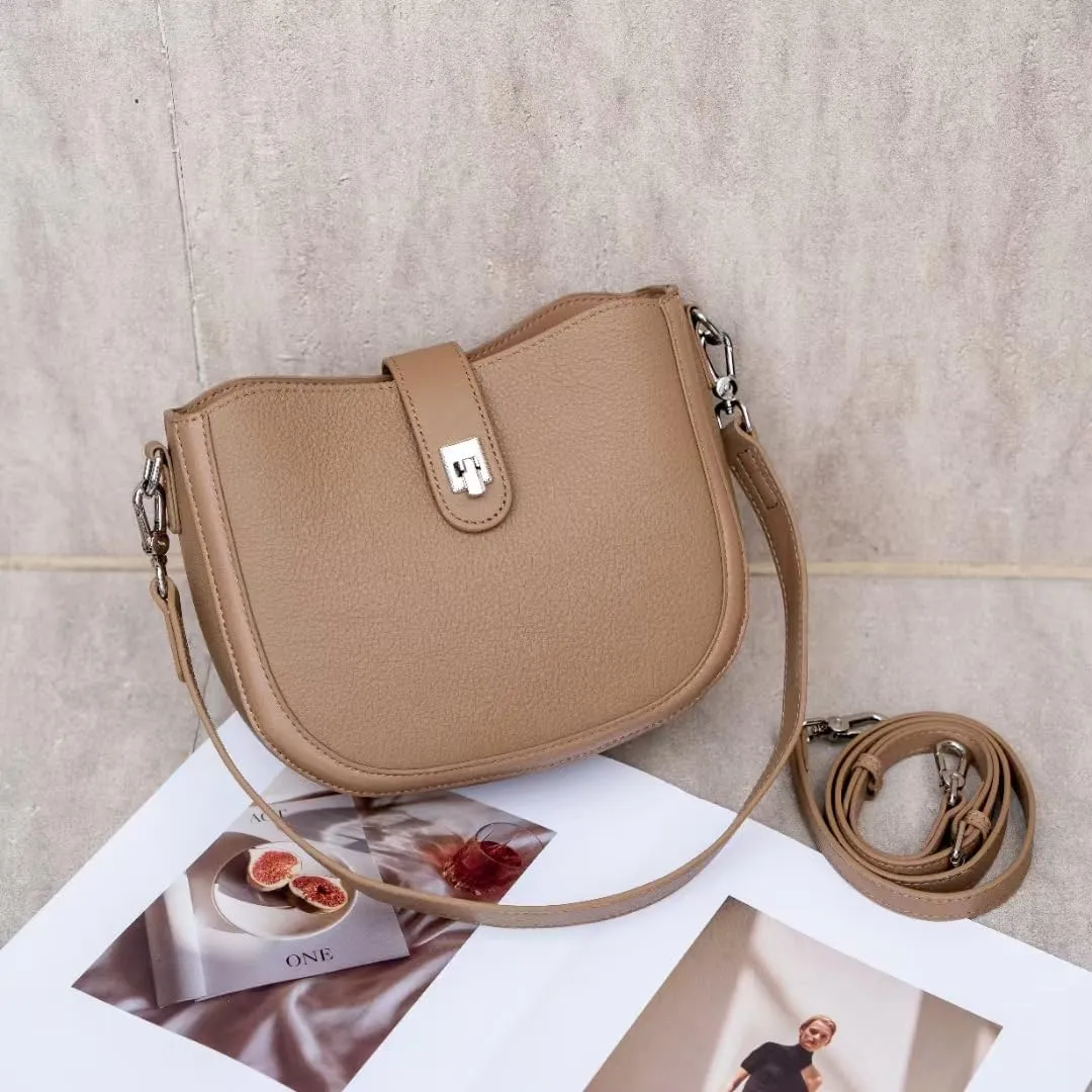 Underarm saddle bag for Women,vegan genuine shoulder bag,Trendy crossbody bag,purse.