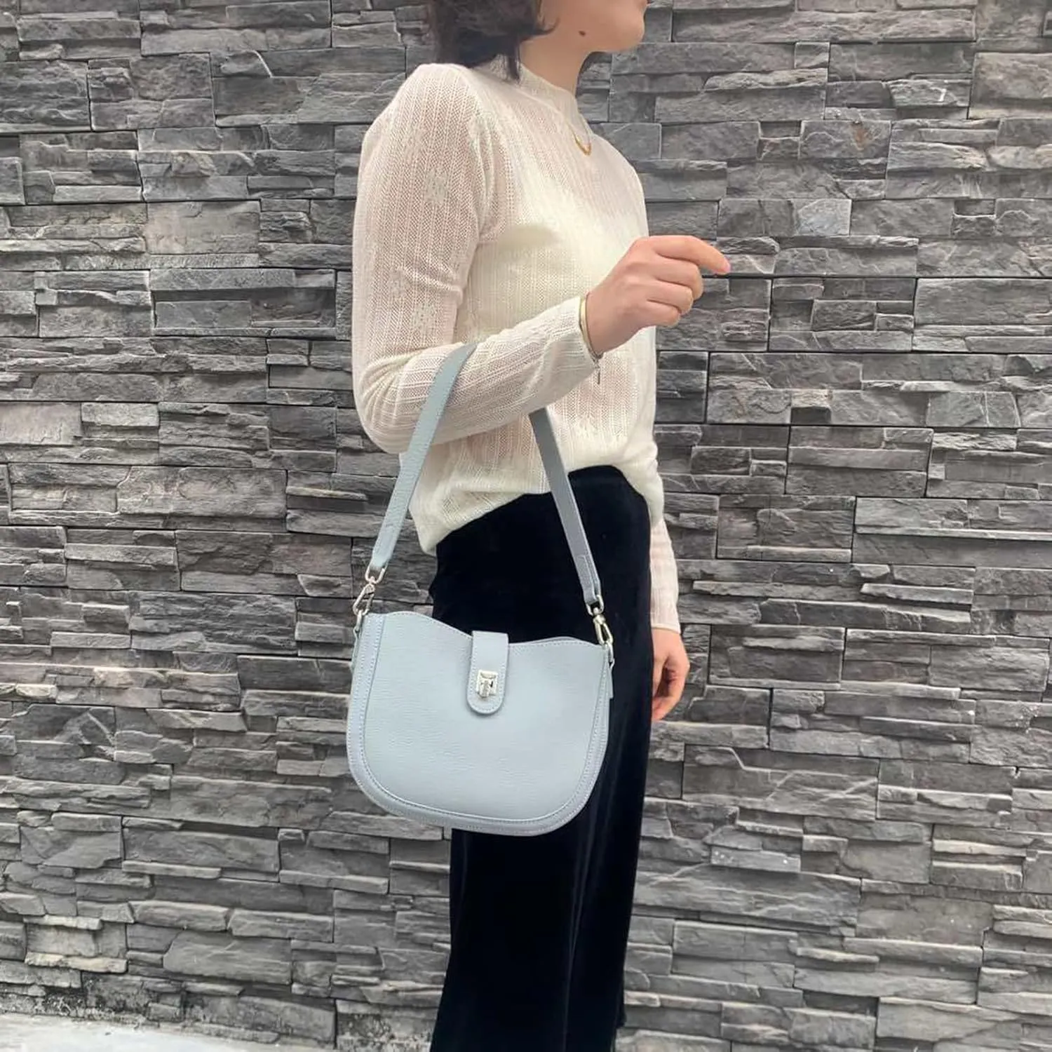 Underarm saddle bag for Women,vegan genuine shoulder bag,Trendy crossbody bag,purse.