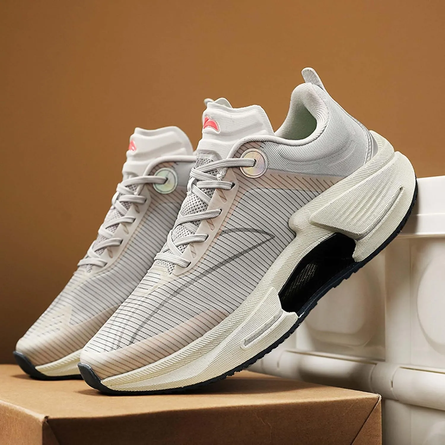 Universal Large Shock-Absorbing Running Shoes, Anti Slip Sports Shoes, Breathable Casual Shoes, Outdoor Basketball Shoes