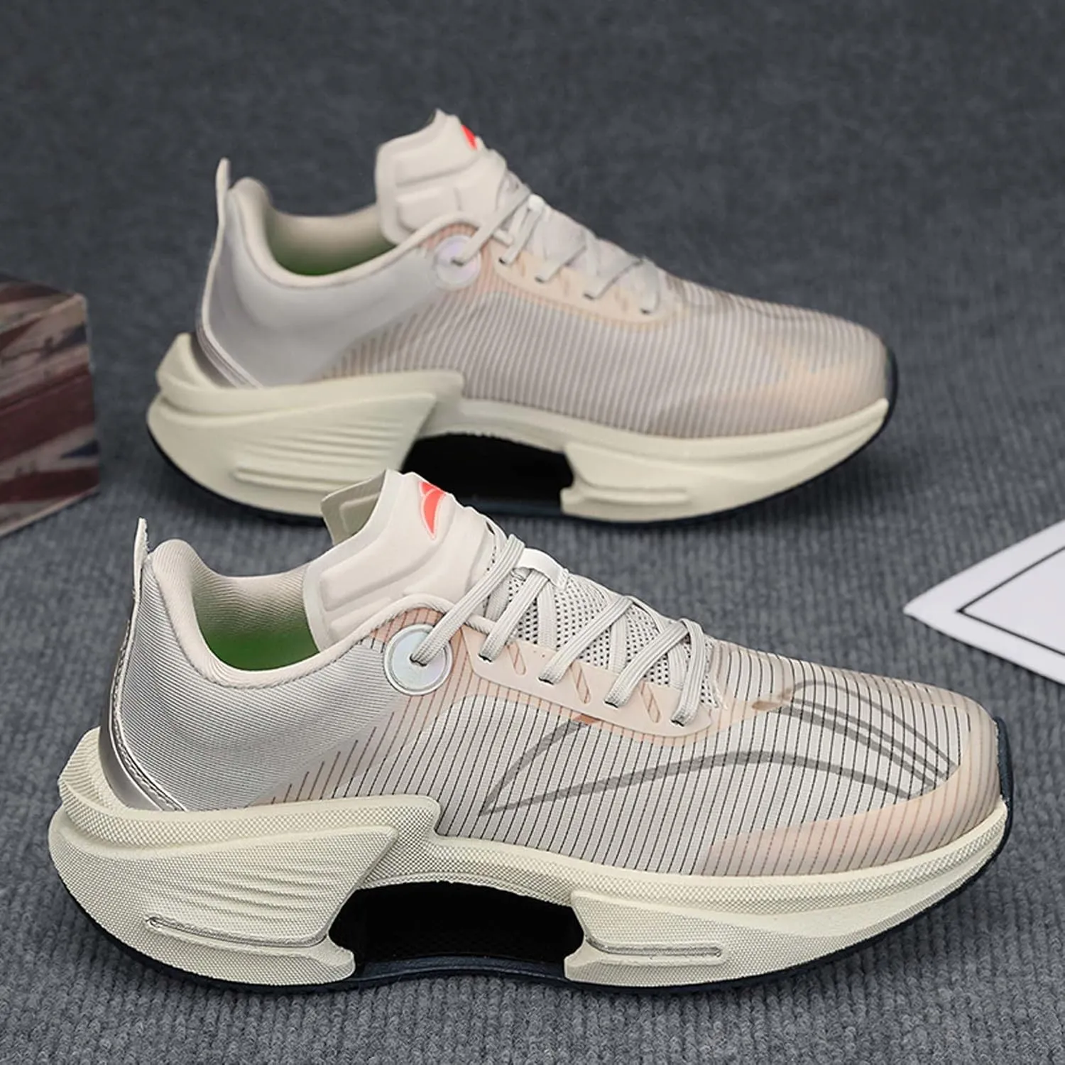 Universal Large Shock-Absorbing Running Shoes, Anti Slip Sports Shoes, Breathable Casual Shoes, Outdoor Basketball Shoes