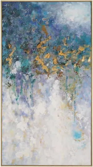 Uttermost Floating - 52.75 inch Abstract Art - 28.75 inches wide by 2.25 inches deep