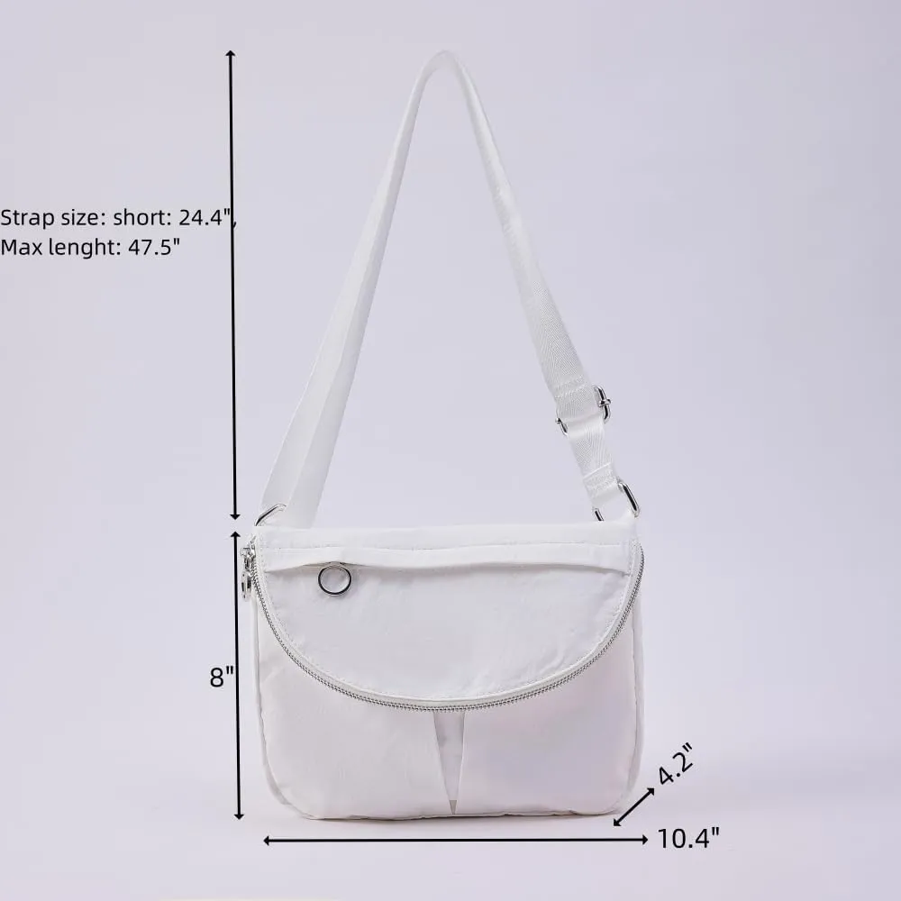 VAKAER Crossbody Purse for Women, 5L Casual Festival Bag With Adjustable Strap Women's Shoulder Handbags for Travel Workout