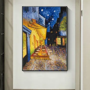 Van Gogh Style Cafe Terrace Night 100% Hand Painted Art
