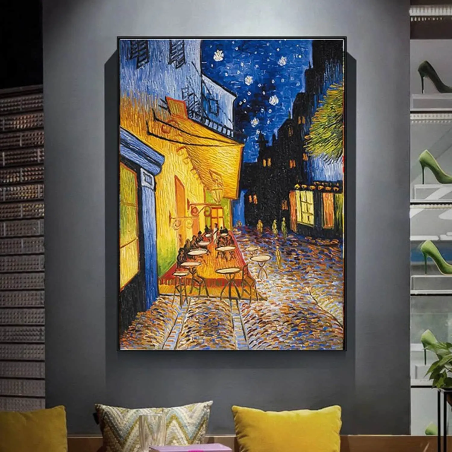 Van Gogh Style Cafe Terrace Night 100% Hand Painted Art