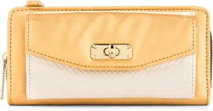 Vangoddy Women's Bag Zip Wallet Clutch (Credit Card Slots) (Organizer) (Strap) for Huawei Ascend P7, G6, Y330, P7 Mini, Y330, and More...