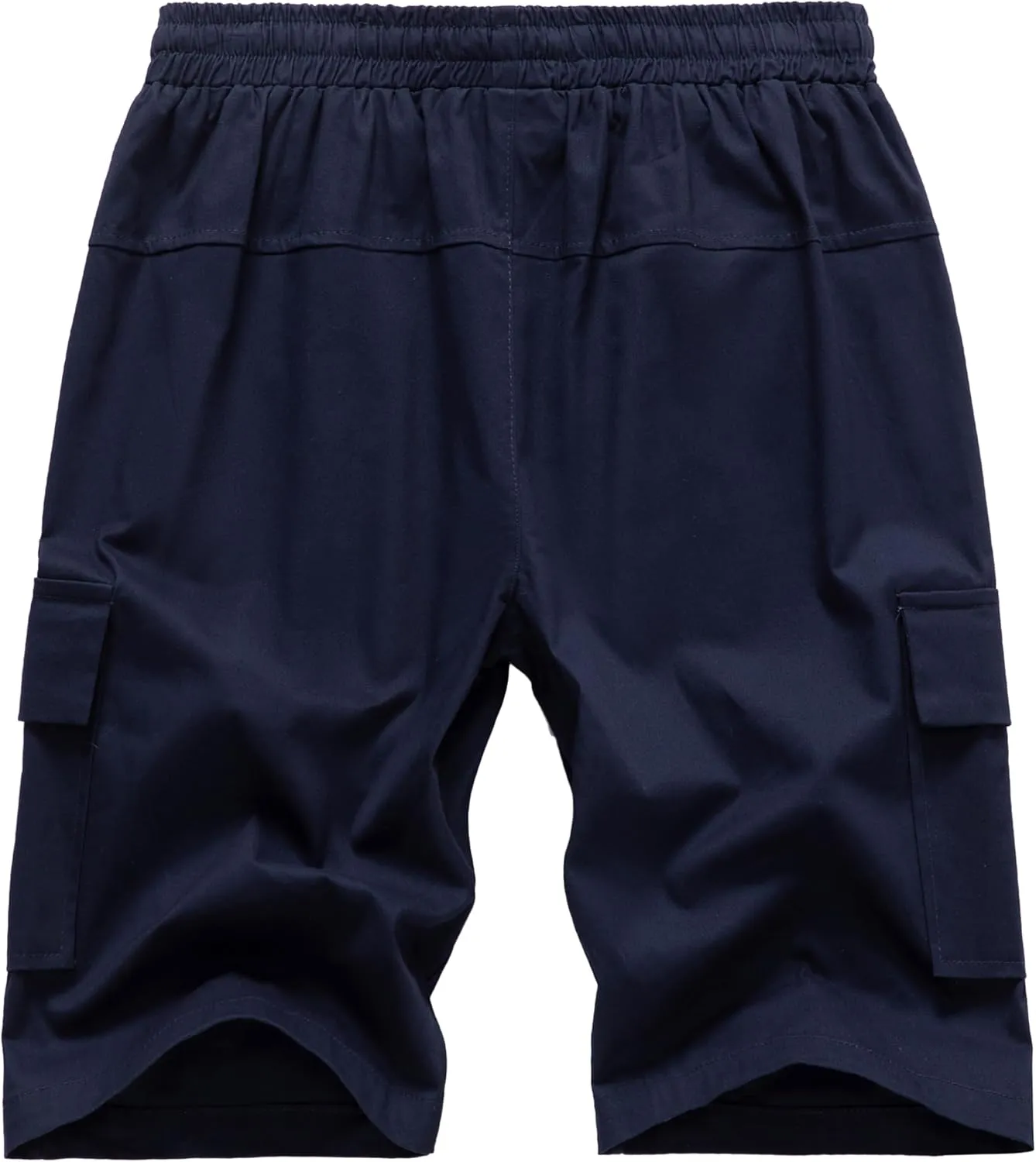 Vcansion Men's Casual Cotton Loose Fit Lightweight Multi-Pockets Cargo Shorts