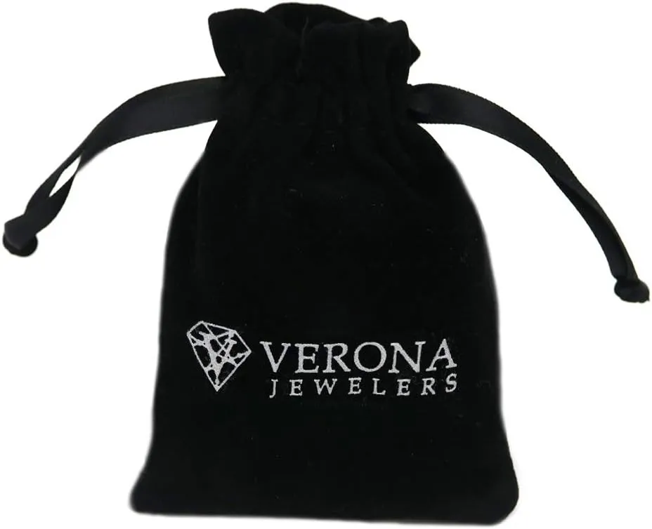 Verona Jewelers 925 Sterling Silver Diamond-Cut Rope Chain Solid Link Necklace 2MM 2.5MM 3MM- Braided Twist Necklace, Men Women,925 sterling silver necklace Made In Italy, 14-36