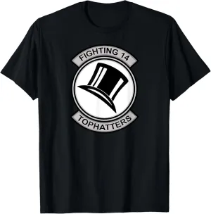 VF-14 Tophatters Squadron Patch T-Shirt