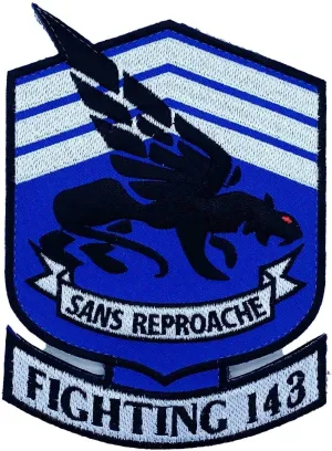 VF-143 / VFA-143 Pukin' Dogs Squadron Patch – Plastic Backing