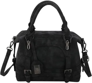 Vintage Handbags Tote Bags for Women Roomy Vegan Leather Shoulder Crossbody Purses Top-handle Ladies Travel Satchel