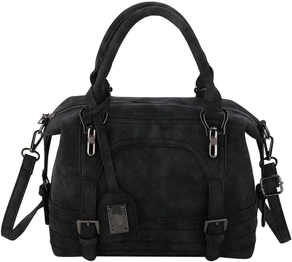 Vintage Handbags Tote Bags for Women Roomy Vegan Leather Shoulder Crossbody Purses Top-handle Ladies Travel Satchel