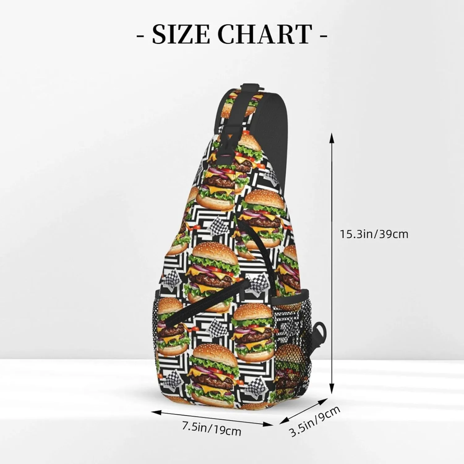 Vintage Leopard Crossbody Bags Cross Chest Bag Adjustable Sling Backpack for Women Men