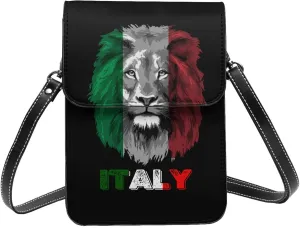 Vintage Saint Vincent And The Grenadines Flag Lion Head Small Crossbody Purse Cell Phone Bag for Women