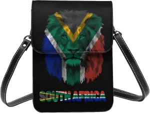 Vintage Vatican Flag Lion Head Small Crossbody Purse Cell Phone Bag for Women
