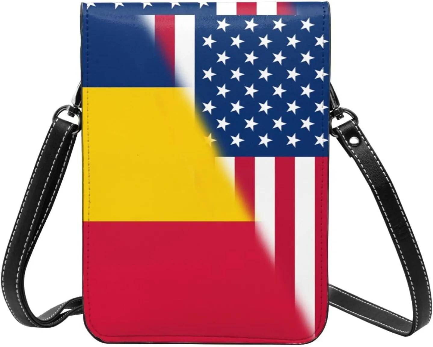 Vintage Zambia Zambian America Flag Small Crossbody Purse Cell Phone Bag for Women Girls Mini Over Shoulder Handbag Wallet