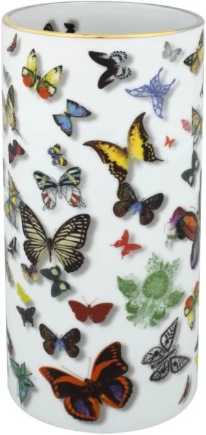 Vista Alegre Christian Lacroix Butterfly Parade Vase with Gift Box