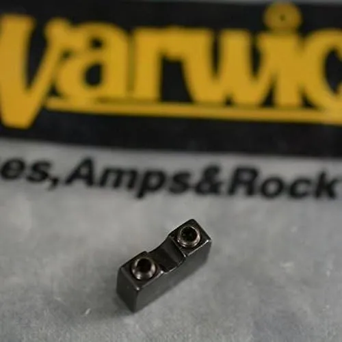 Warwick Bass Wide Black Bridge Saddle Normal Spaced Part