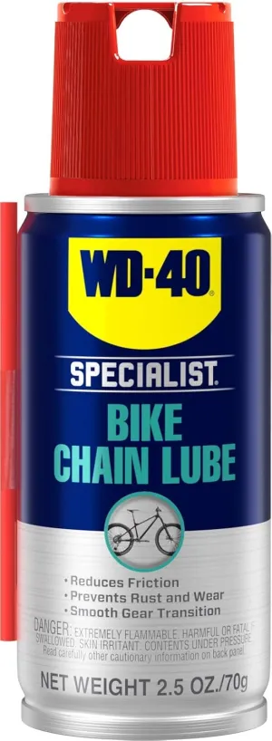 WD-40 Specialist Bike Chain Lube, 2.5 OZ [4-Pack]