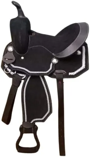 Western Barrel Racing Handmade Synthetic Cordura Horse Saddle Lightweight Horse Riding Saddle Trail Tack Equestrian Size 10"-18" inches Seat Available, FRR07