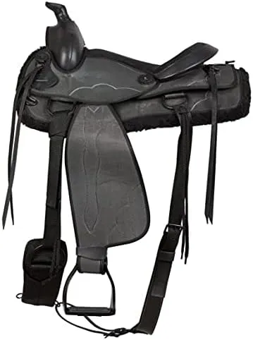 Western Barrel Racing Handmade Synthetic Cordura Horse Saddle Lightweight Horse Riding Saddle Trail Tack Equestrian Size 10"-18" inches Seat Available, FRR33