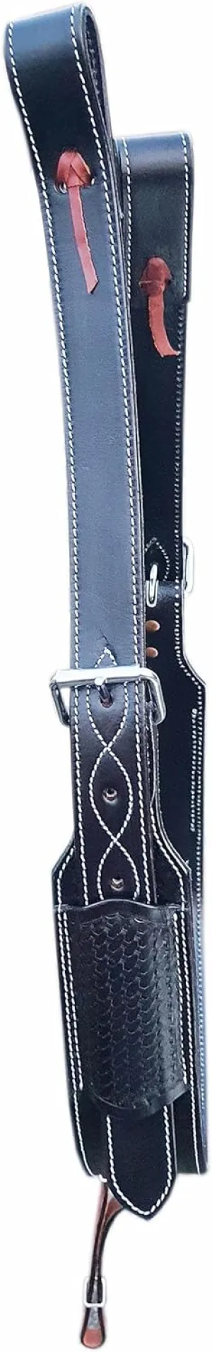 Western Horse Flank Cinch|Saddle Rear Girth|Back Cinch|Horse Riding Accessory (Black)