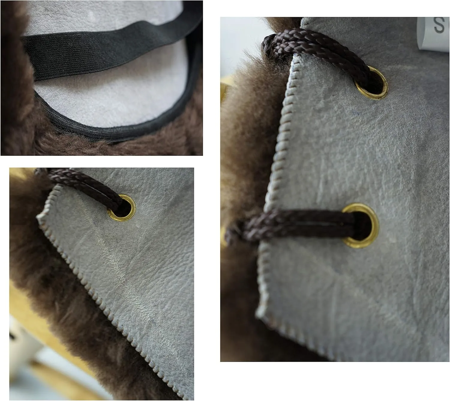 Western Merino Sheepskin Saddle Seat Saver Wool Saddle Cover Fleece Horse Pad