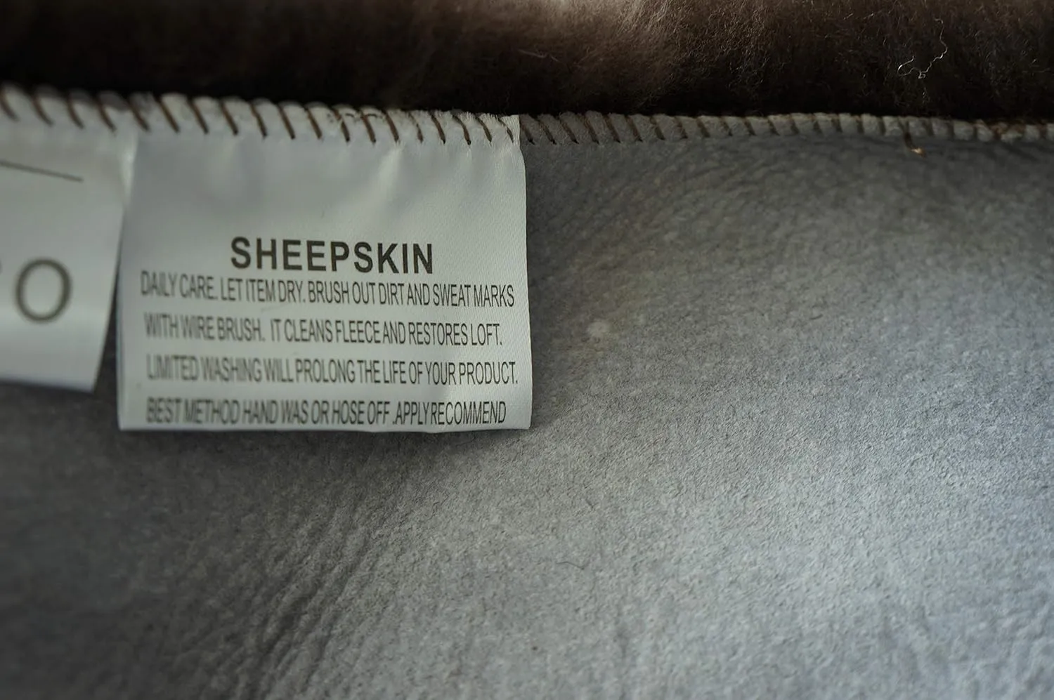 Western Merino Sheepskin Saddle Seat Saver Wool Saddle Cover Fleece Horse Pad