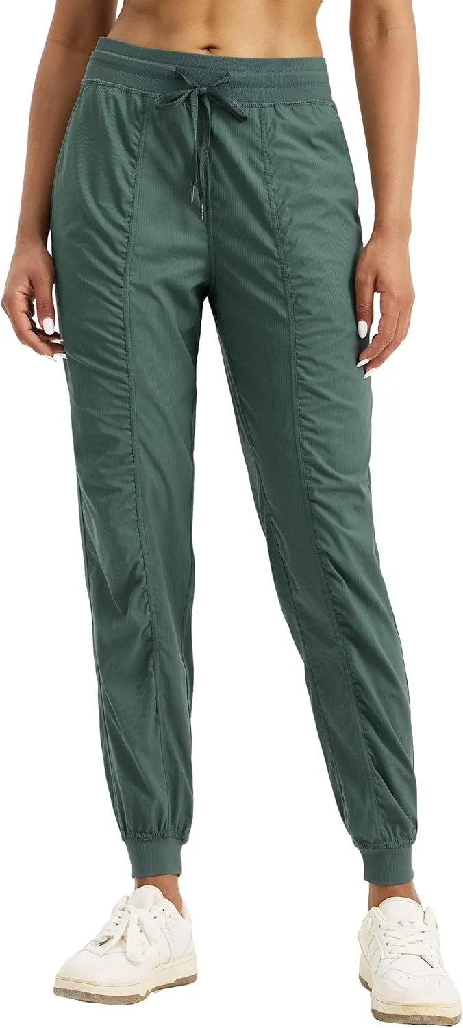 Willit Women's Workout Jogger Studio Track Athletic Pants Hiking Casual Pants with Pockets Lightweight