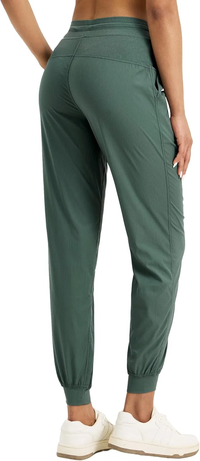 Willit Women's Workout Jogger Studio Track Athletic Pants Hiking Casual Pants with Pockets Lightweight
