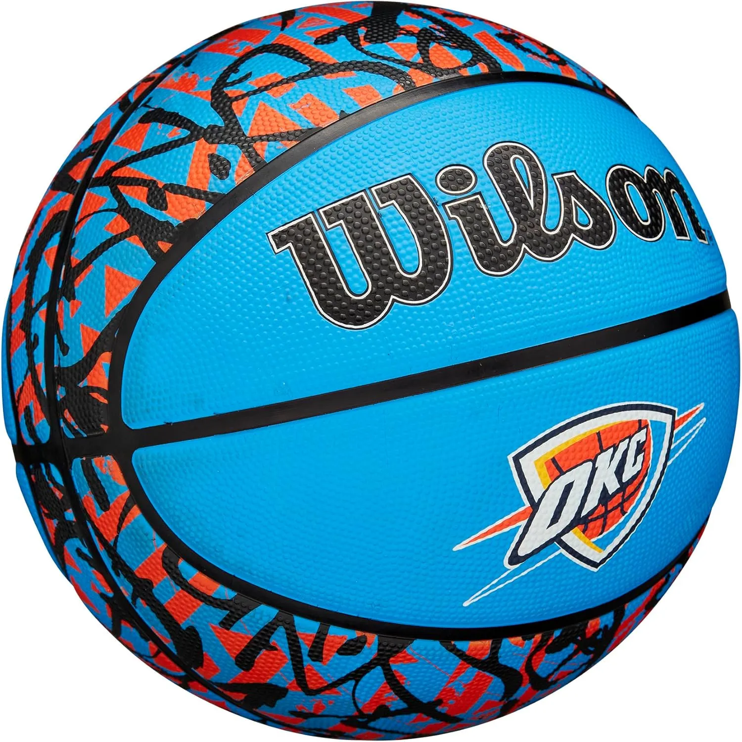 WILSON NBA Team Graffiti Basketballs - Size 7-29.5"