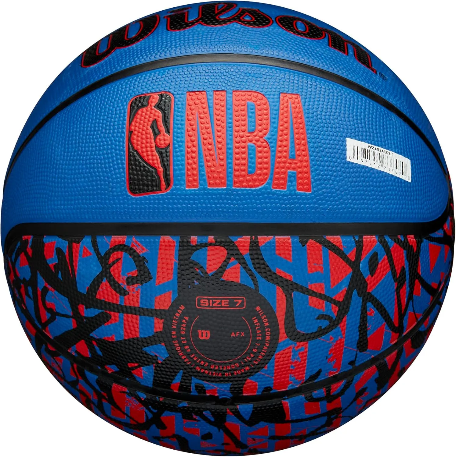WILSON NBA Team Graffiti Basketballs - Size 7-29.5"